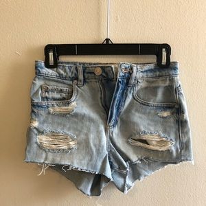 Garage jean shorts